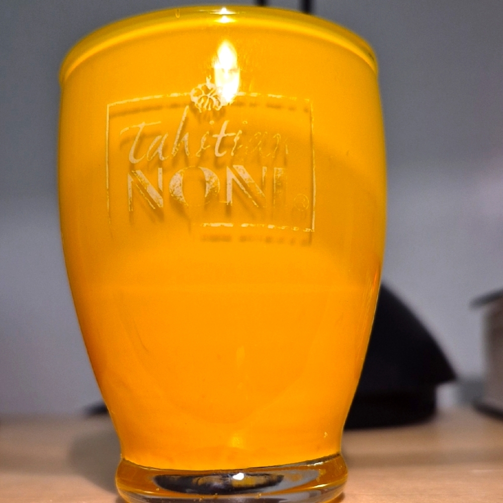 Tahitian Noni - Yellow Glass 3 Ounces Shot Glass